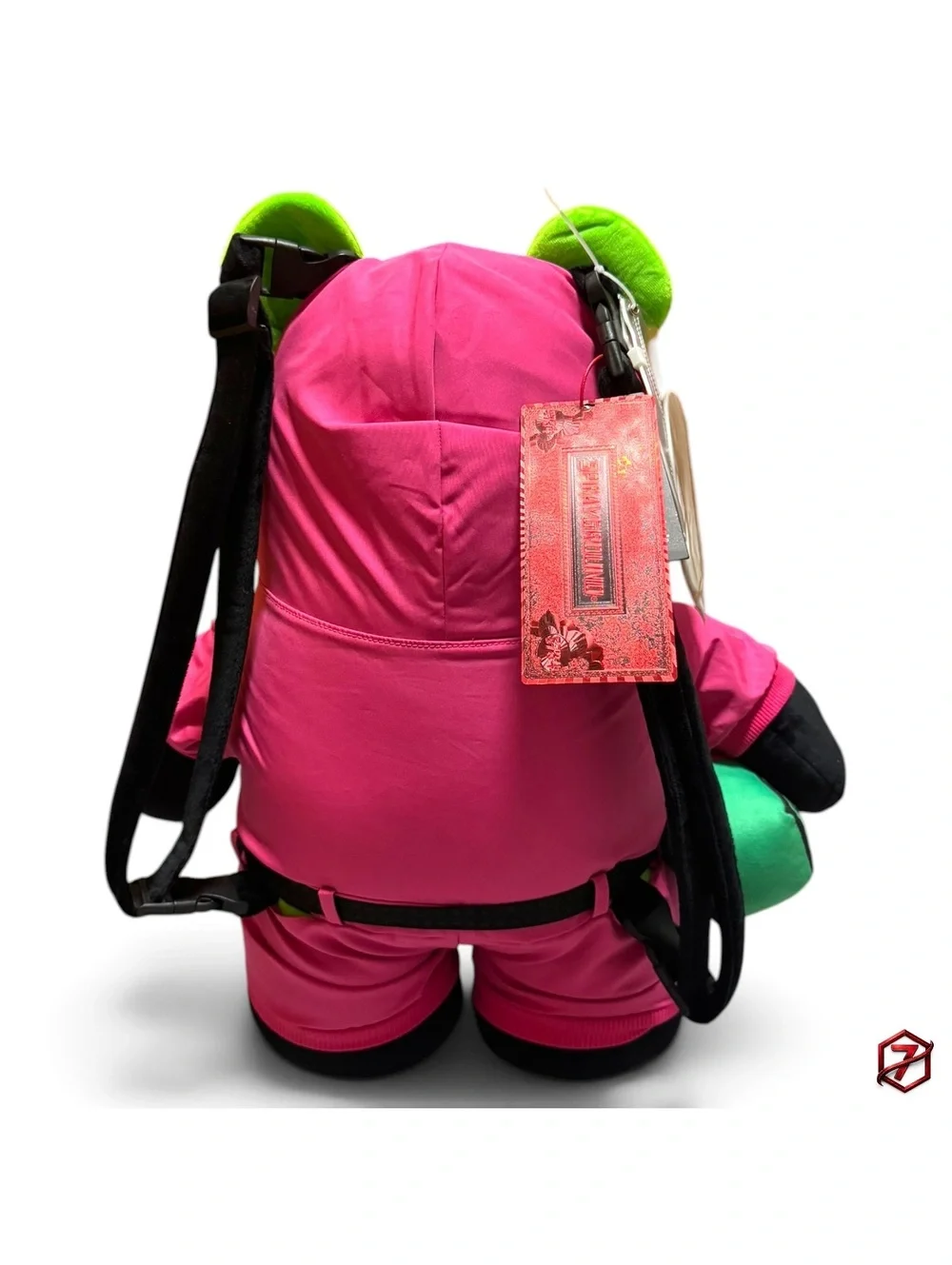 Sprayground Squid Game Pink Soldier Bear Backpack NWT Complete